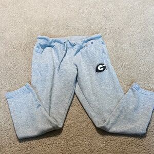 Champion UGA Light Gray Joggers with Logo